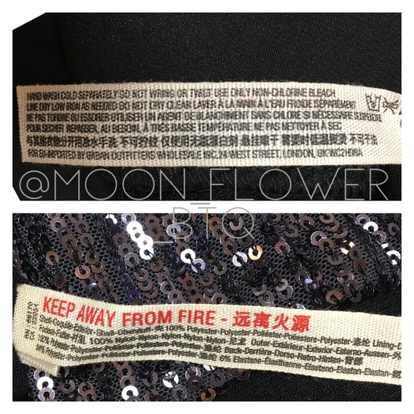 Free People Turn It On Sequin Cami Tank Top Black - Picture 7 of 11